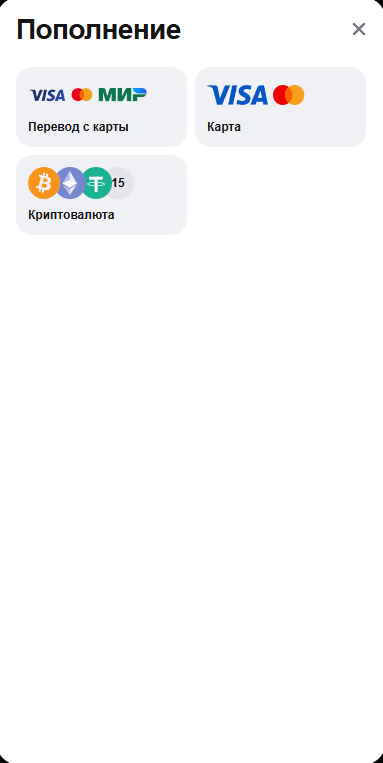 To'lov usullari ro'yxati skrinshoti
