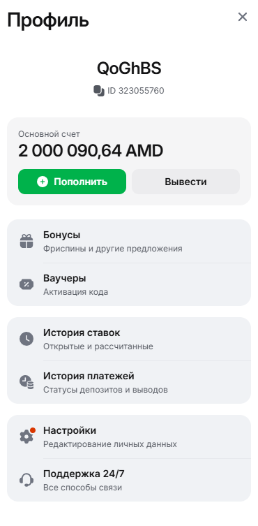 Hisob sahifasi
